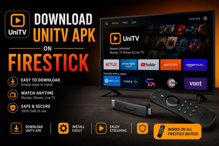 Download UniTV APK for Firestick (Latest Version 2026)