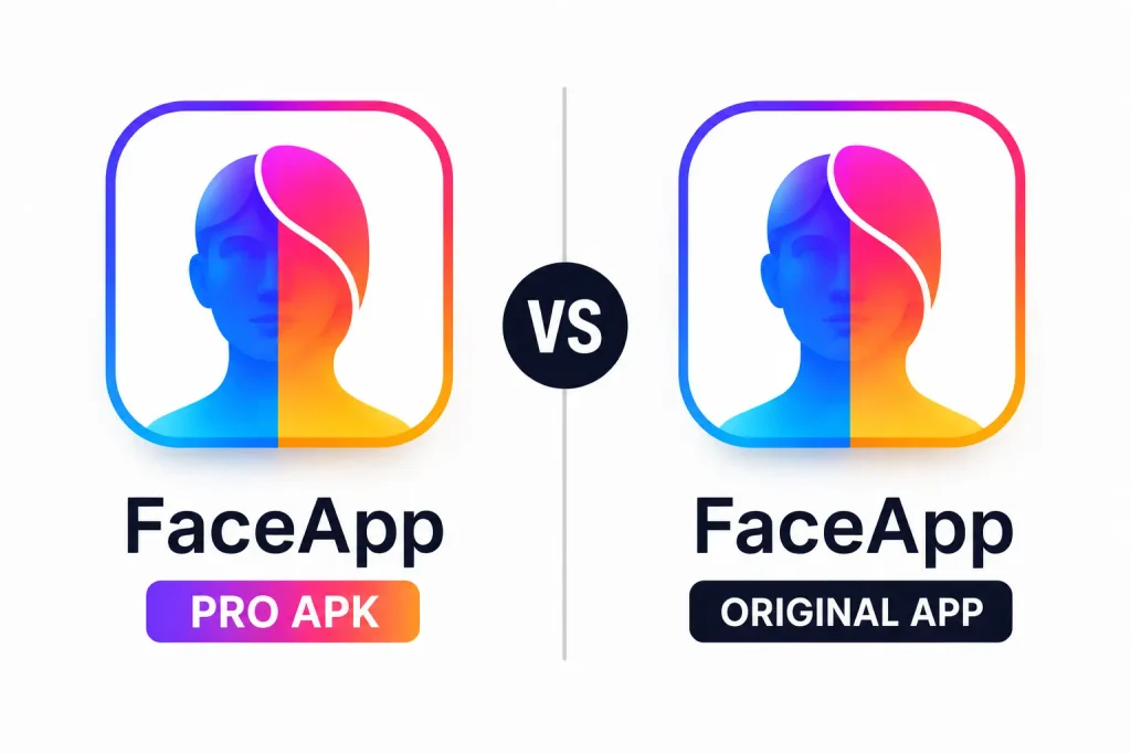 FaceApp Pro APK vs FaceApp Original