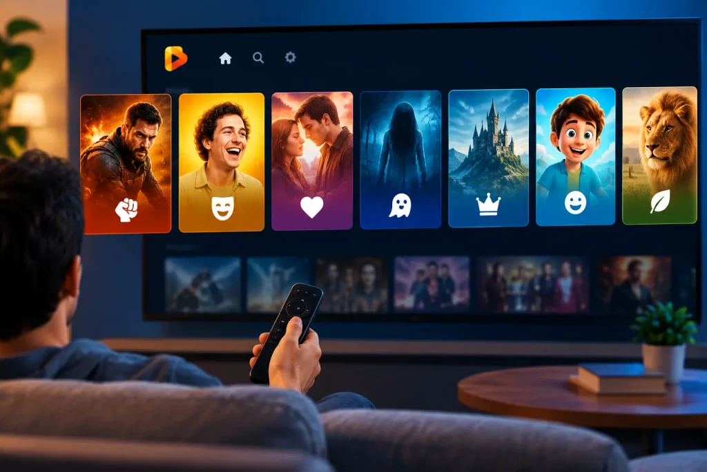 How to Find the Best content to Watch on UniTV APK? 1 Start With the Categories on unitv net apk
