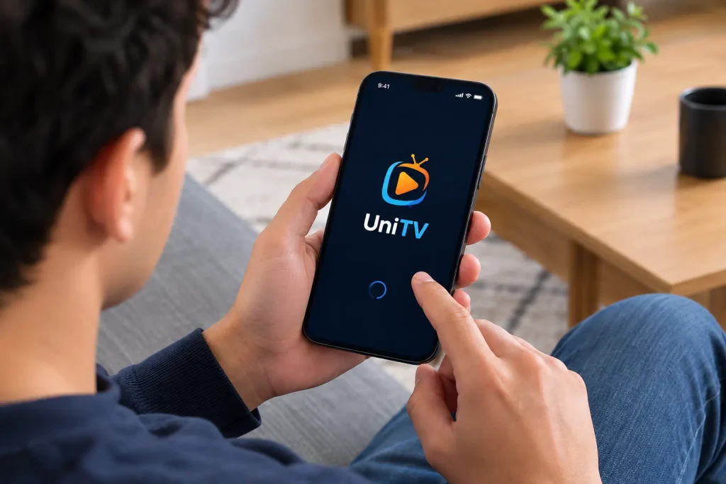 Open UniTV APK to check the recent added content