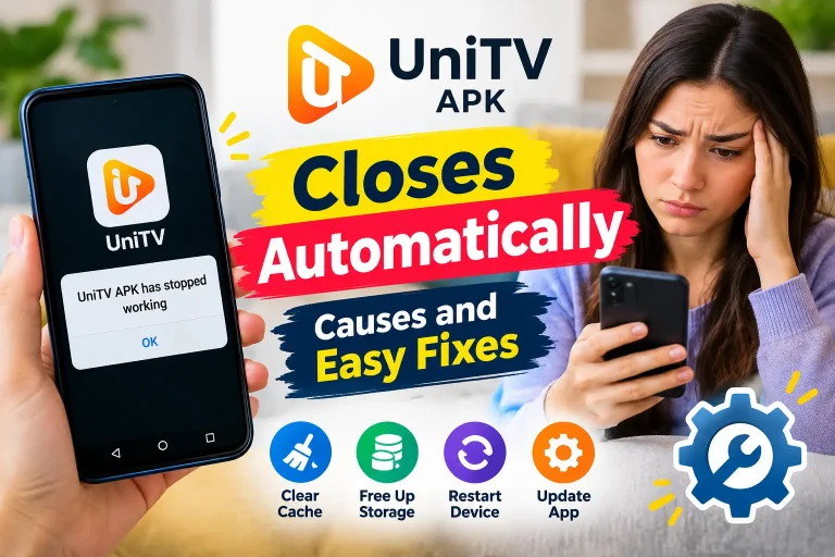 unitv apk closes while watching movies