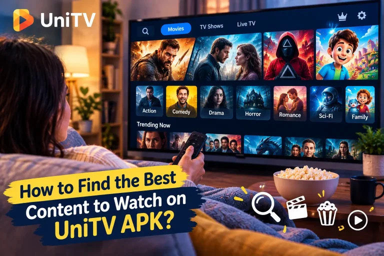 How to Find the Best content to Watch on UniTV APK?